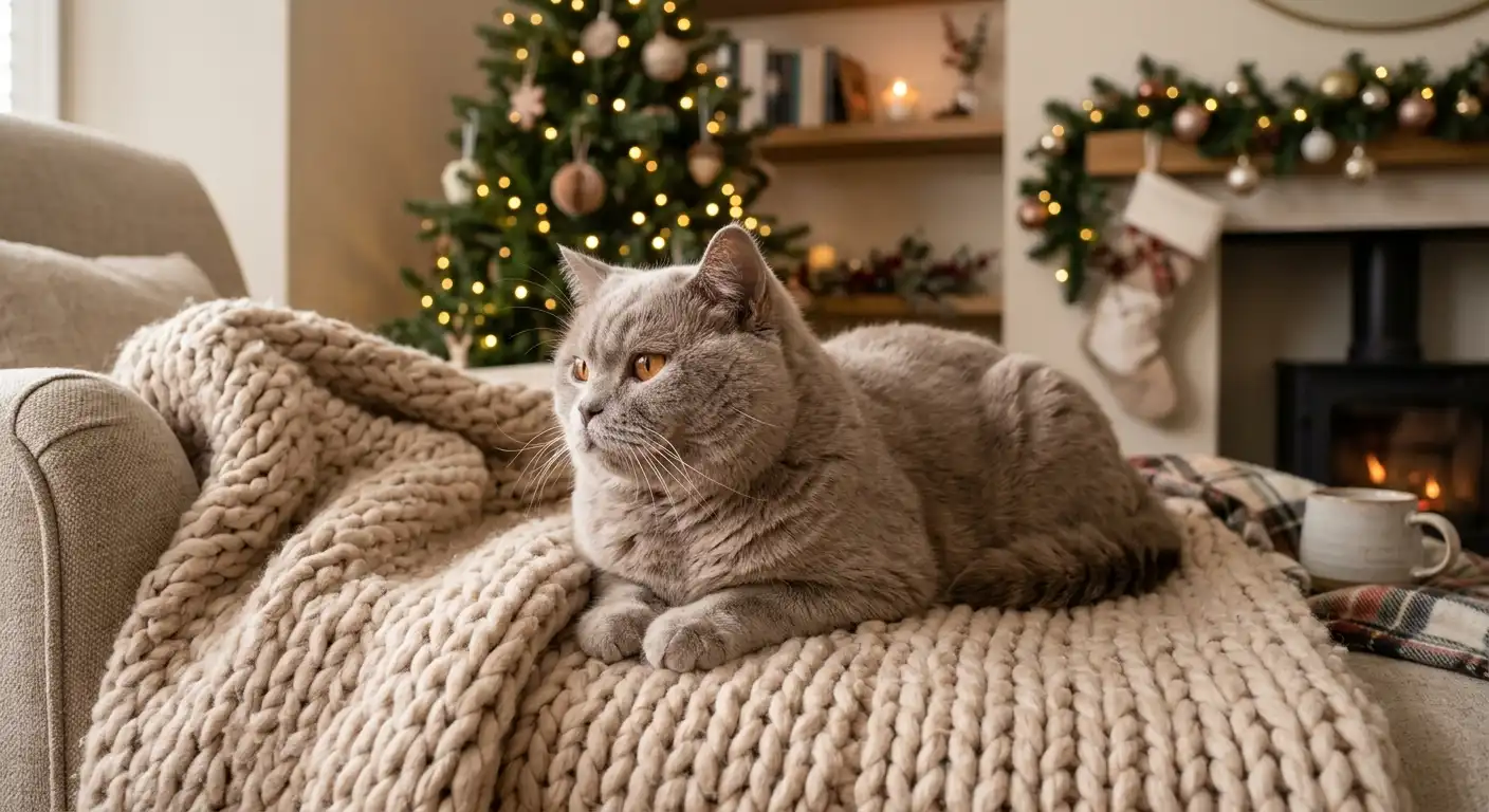 How to Keep Your Cat Calm and Entertained During the Holidays